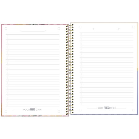 Foto ilustrativa Caderno Espiral Capa Dura Universitário Connect 10 Matérias Bridgerton 160 Folhas