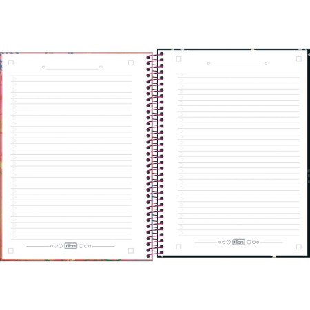 Foto ilustrativa Caderno Espiral Capa Dura Universitário Connect 10 Matérias Capricho 160 Folhas