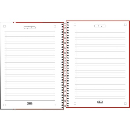 Foto ilustrativa Caderno Espiral Capa Dura Universitário Connect 10 Matérias Internacional 160 Folhas