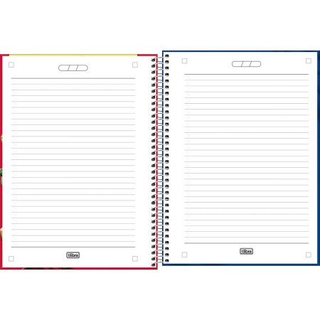 Foto ilustrativa Caderno Espiral Capa Dura Universitário Connect 10 Matérias One Piece Netflix 160 Folhas