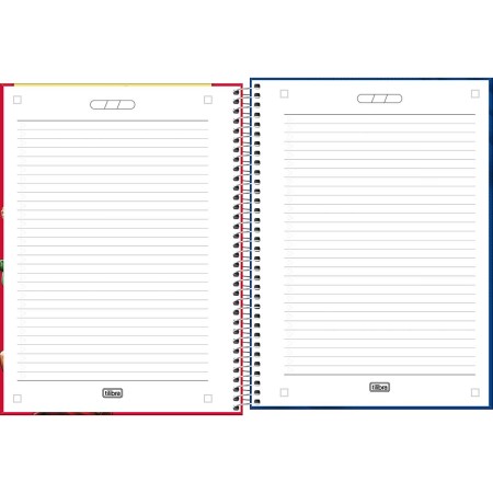 Foto ilustrativa Caderno Espiral Capa Dura Universitário Connect 10 Matérias One Piece Netflix 160 Folhas