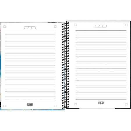 Foto ilustrativa Caderno Espiral Capa Dura Universitário Connect 10 Matérias Spider-Man Game 160 Folhas