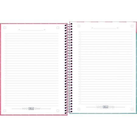 Foto ilustrativa Caderno Espiral Capa Dura Universitário Connect 10 Matérias Taste 160 Folhas