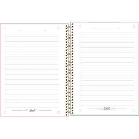 Foto ilustrativa Caderno Espiral Capa Dura Universitário Connect 15 Matérias Happy 240 Folhas