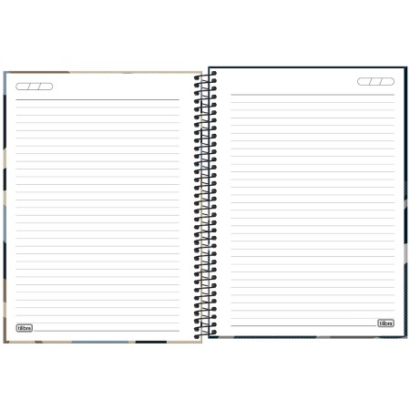 Foto ilustrativa Caderno Espiral Capa Dura Universitário Connect 16 Matérias Hide 256 Folhas