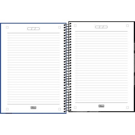 Foto ilustrativa Caderno Espiral Capa Dura Universitário Connect 16 Matérias Nasa 256 Folhas