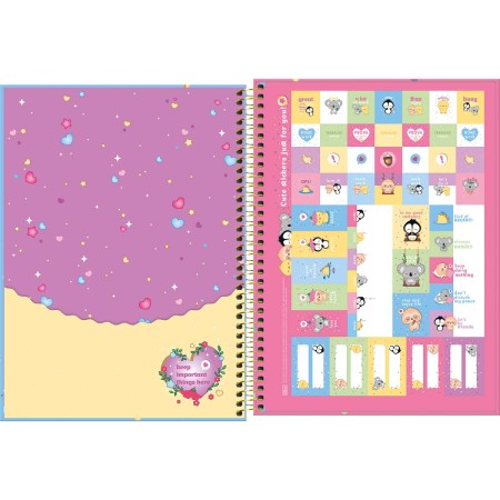 Foto ilustrativa Caderno Espiral Capa Dura Universitário Connect 20 Matérias Mellow 320 Folhas