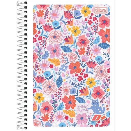 Foto ilustrativa Caderno Espiral Capa Flexível 1/4 D+ 48 Folhas