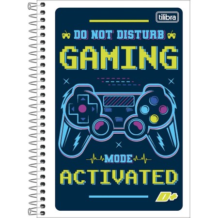 Foto ilustrativa Caderno Espiral Capa Flexível 1/4 D+ 48 Folhas