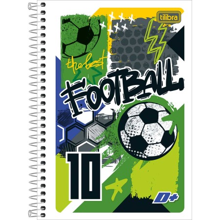 Foto ilustrativa Caderno Espiral Capa Flexível 1/4 D+ 48 Folhas