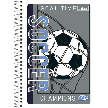 Foto ilustrativa Caderno Espiral Capa Flexível 1/4 D+ 48 Folhas