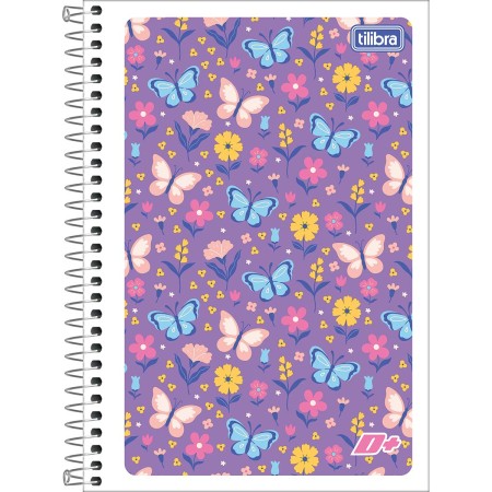 Foto ilustrativa Caderno Espiral Capa Flexível 1/4 D+ 96 Folhas