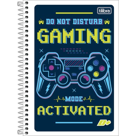 Foto ilustrativa Caderno Espiral Capa Flexível 1/4 D+ 96 Folhas