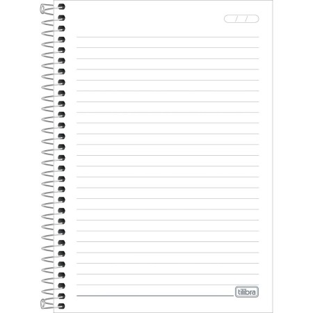 Foto ilustrativa Caderno Espiral Capa Flexível 1/4 Lunix 48 Folhas