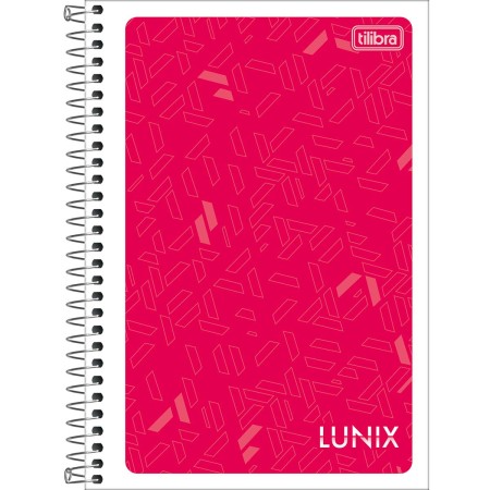 Foto ilustrativa Caderno Espiral Capa Flexível 1/4 Lunix 48 Folhas