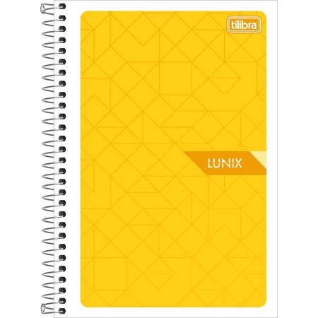 Foto ilustrativa Caderno Espiral Capa Flexível 1/4 Lunix 48 Folhas