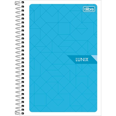 Foto ilustrativa Caderno Espiral Capa Flexível 1/4 Lunix 48 Folhas