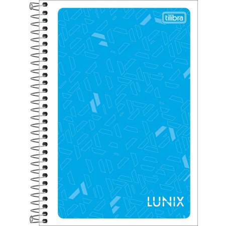Foto ilustrativa Caderno Espiral Capa Flexível 1/4 Lunix 48 Folhas