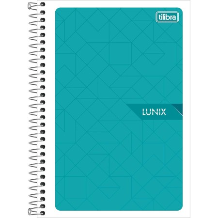 Foto ilustrativa Caderno Espiral Capa Flexível 1/4 Lunix 48 Folhas