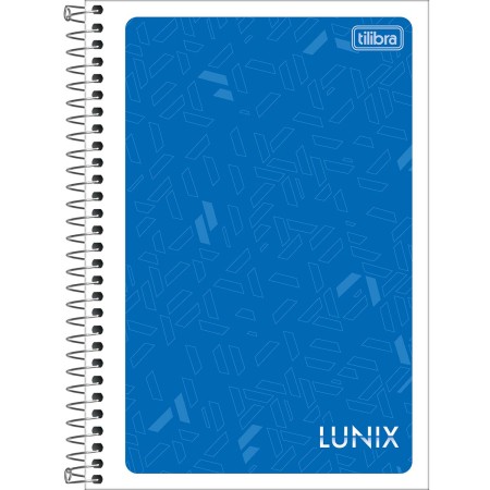 Foto ilustrativa Caderno Espiral Capa Flexível 1/4 Lunix 48 Folhas