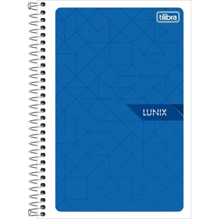 Foto ilustrativa Caderno Espiral Capa Flexível 1/4 Lunix 48 Folhas