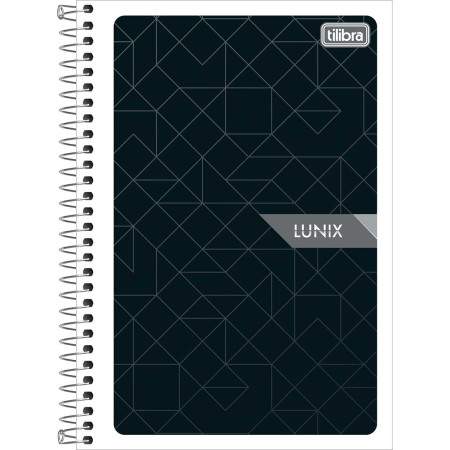 Foto ilustrativa Caderno Espiral Capa Flexível 1/4 Lunix 48 Folhas