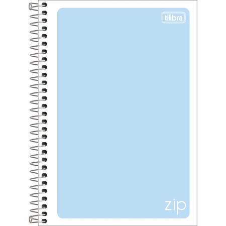 Foto ilustrativa Caderno Espiral Capa Flexível 1/4 Zip Colors 48 Folhas