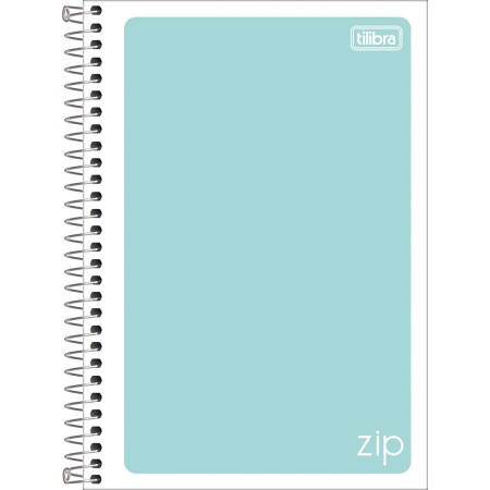 Foto ilustrativa Caderno Espiral Capa Flexível 1/4 Zip Colors 48 Folhas