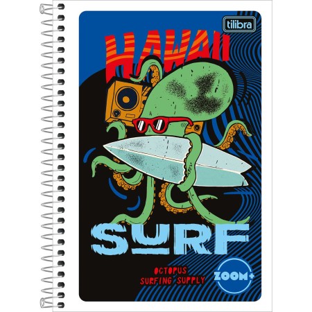 Foto ilustrativa Caderno Espiral Capa Flexível 1/4 Zoom+ 48 Folhas