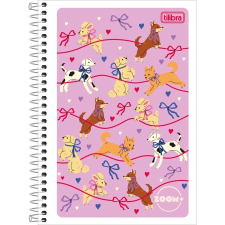 Foto ilustrativa Caderno Espiral Capa Flexível 1/4 Zoom+ 48 Folhas
