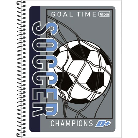 Foto ilustrativa Caderno Espiral Capa Flexível Universitário 1 Matéria D+ 96 Folhas