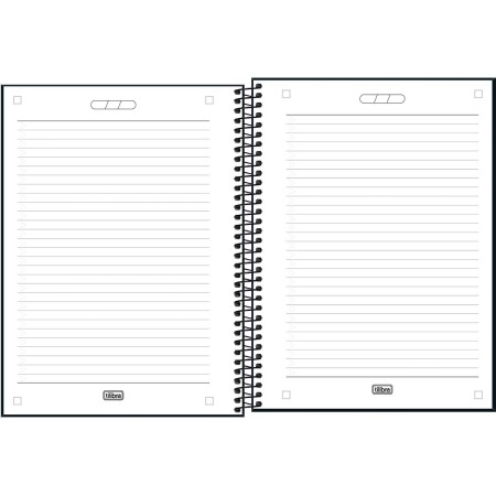 Foto ilustrativa Caderno Espiral Capa Plástica Universitário 1 Matéria Neon Fit Masculino 80 Folhas