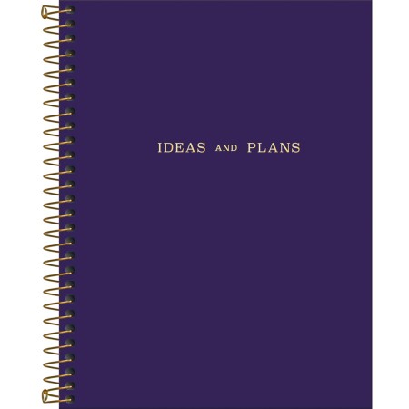 Foto ilustrativa Caderno Executivo Espiral Capa Dura Colegial Napoli 63 Gramas 80 Folhas