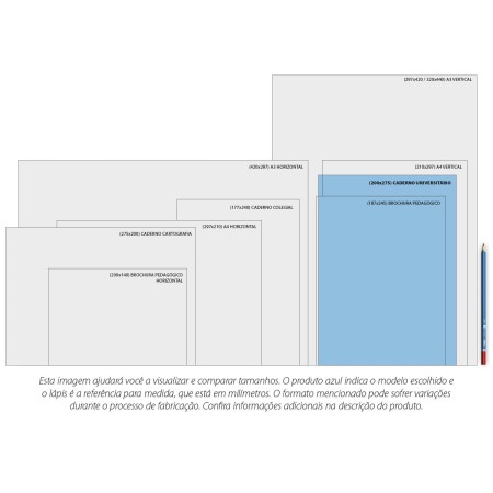 Foto ilustrativa Caderno Executivo Espiral Capa Dura Universitário Cambridge 90 Gramas 80 Folhas