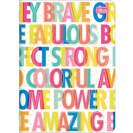 Foto ilustrativa Caderno Grampeado Flexível Be Nice 32 Folhas