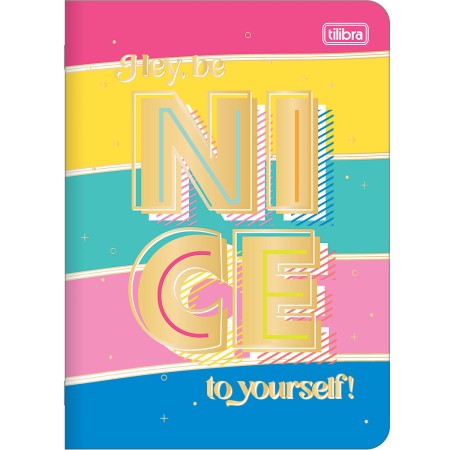 Foto ilustrativa Caderno Grampeado Flexível Be Nice 32 Folhas
