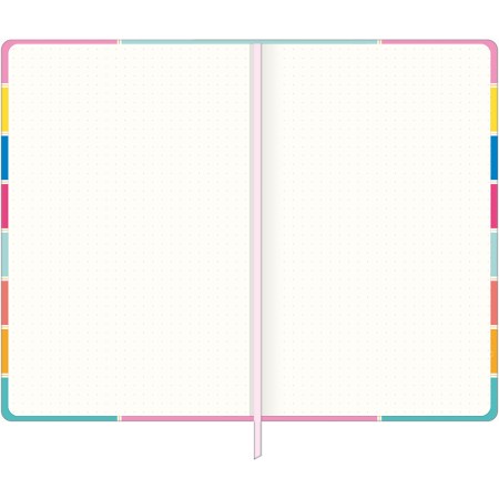 Foto ilustrativa Caderno Pontilhado Costurado Capa Dura Fitto G Be Nice 90 Gramas 80 Folhas