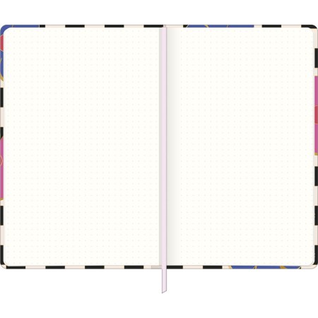 Foto ilustrativa Caderno Pontilhado Costurado Capa Dura Fitto G Check Pop 90 Gramas 80 Folhas