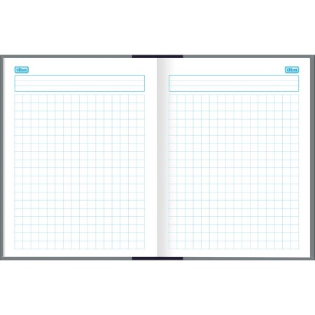 Foto ilustrativa Caderno Quadriculado 1x1 cm Brochura Capa Dura D+ 40 Folhas