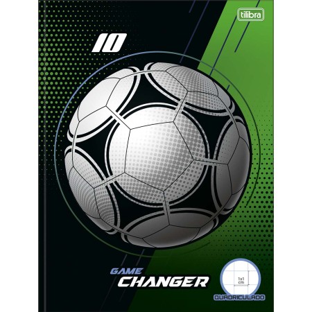 Foto ilustrativa Caderno Quadriculado 1x1 cm Brochura Capa Dura Score 40 Folhas