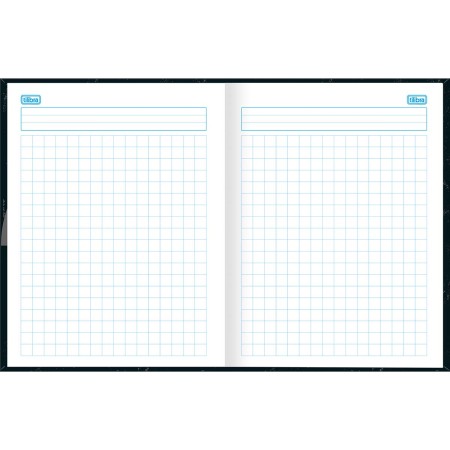 Foto ilustrativa Caderno Quadriculado 1x1 cm Brochura Capa Dura Zoom+ 40 Folhas