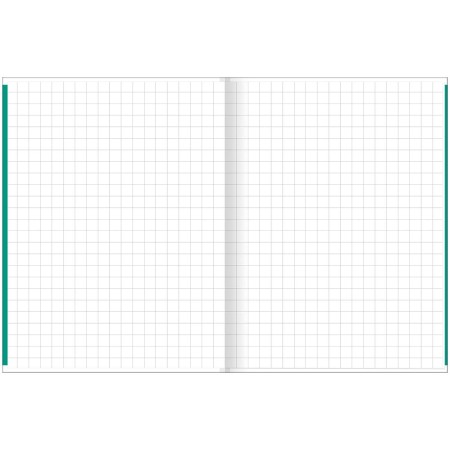 Foto ilustrativa Caderno Quadriculado 1x1 cm Brochura Capa Flexível 1/4 Kids 40 Folhas