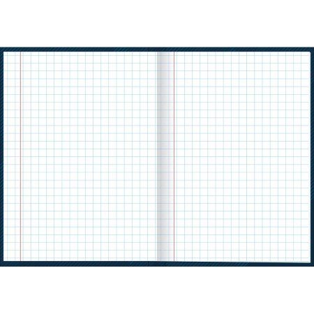 Foto ilustrativa Caderno Quadriculado 7x7 mm Brochura Capa Dura 1/4 Zip 96 Folhas