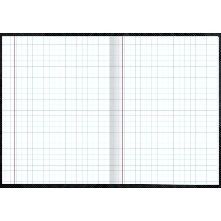 Foto ilustrativa Caderno Quadriculado 7x7 mm Brochura Capa Dura 1/4 Zip 96 Folhas