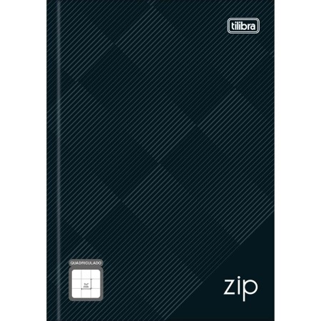Foto ilustrativa Caderno Quadriculado 7x7 mm Brochura Capa Dura 1/4 Zip 96 Folhas