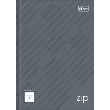 Foto ilustrativa Caderno Quadriculado 7x7 mm Brochura Capa Dura 1/4 Zip 96 Folhas