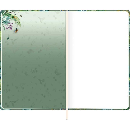 Foto ilustrativa Caderno sem Pauta Costurado Capa Dura Fitto G Naturalis 80 Folhas