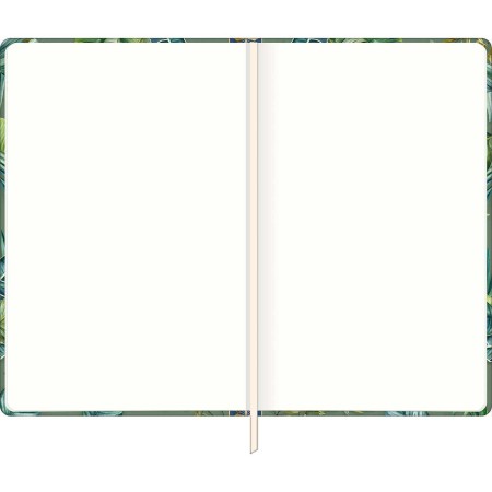 Foto ilustrativa Caderno sem Pauta Costurado Capa Dura Fitto G Naturalis 80 Folhas