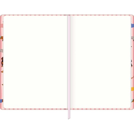 Foto ilustrativa Caderno sem Pauta Costurado Capa Dura Fitto G Trend Encanto 90 gramas 80 Folhas