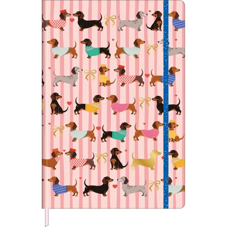 Foto ilustrativa Caderno sem Pauta Costurado Capa Dura Fitto G Trend Encanto 90 gramas 80 Folhas